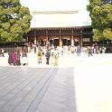 Meiji Shrine Courtyard - Stitched